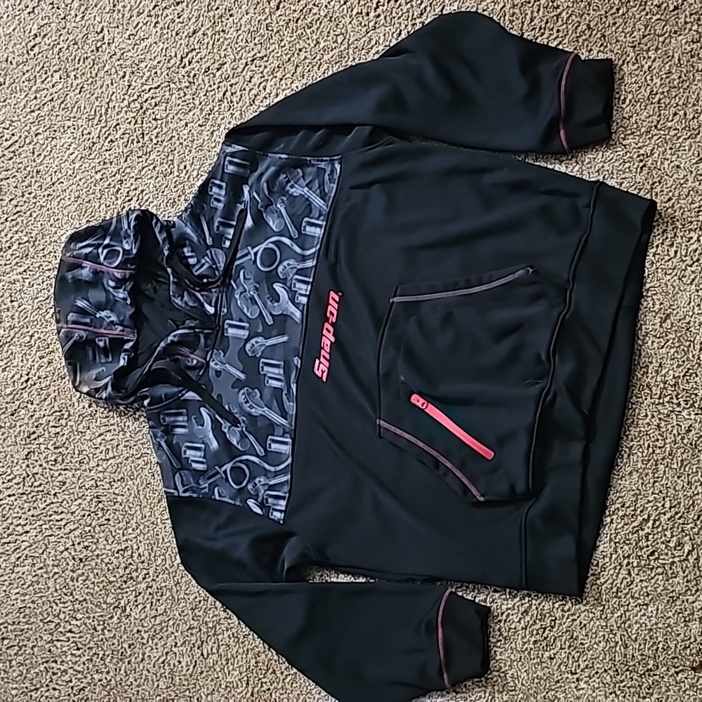 Snap on hoodie